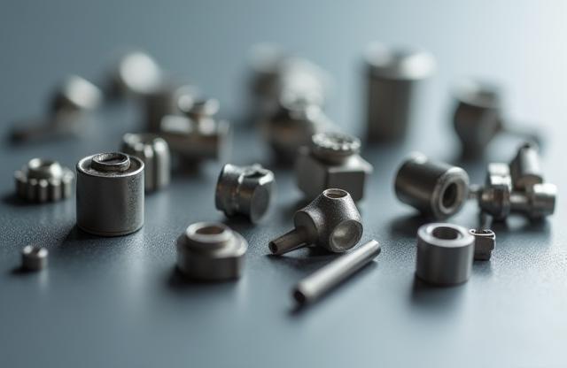 精密加工された金属部品